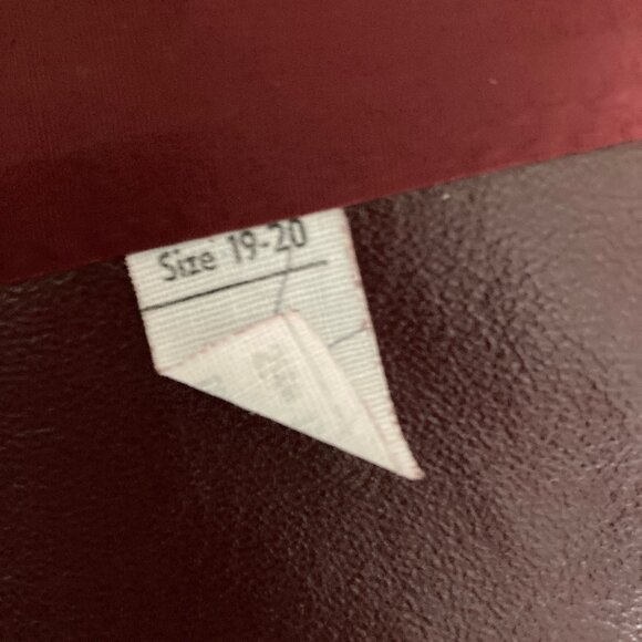 Vintage NWT 70s Leather Coat Trench Coat Sz 19-20 Office Daily Wear Boho Goth - Picture 7 of 15